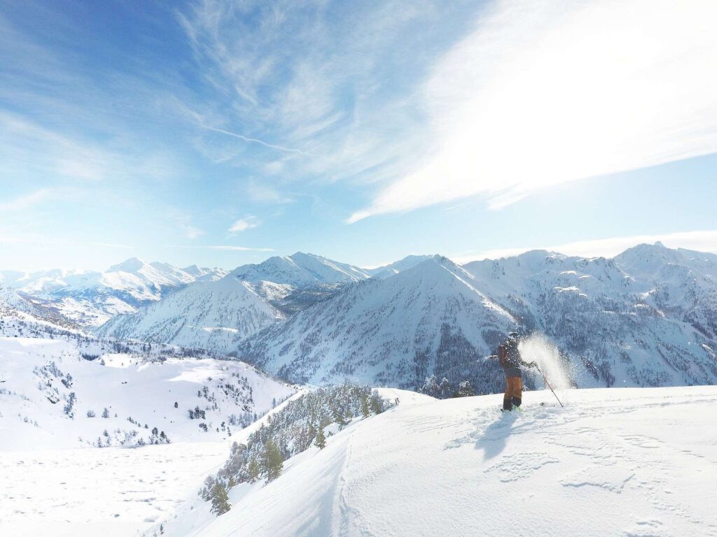 samoens ski resort scenery