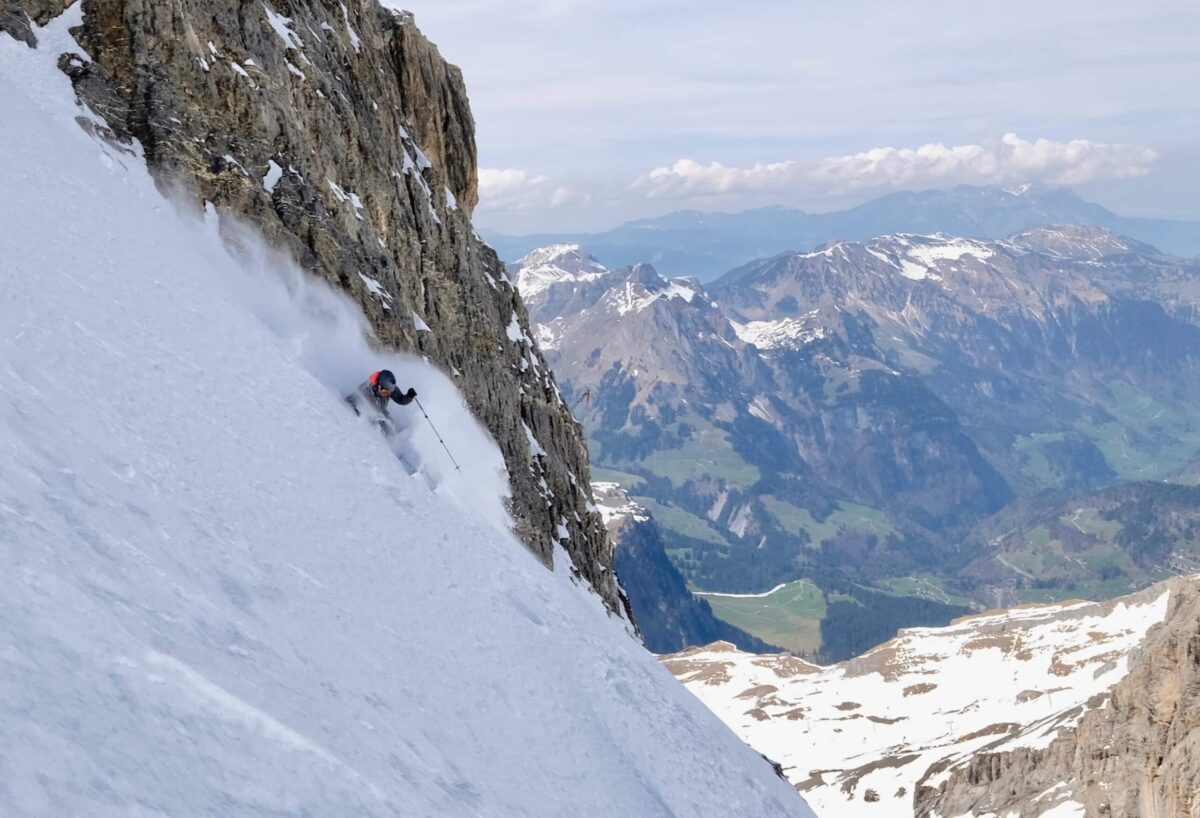 Engelberg steep skiing