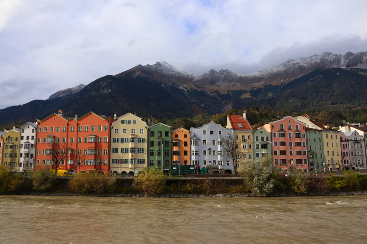 View of Innsbruck from the river