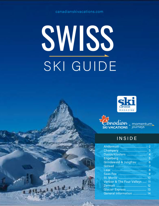 Cover of the Swiss Ski Guide 2024