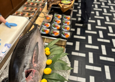Selection of sushi