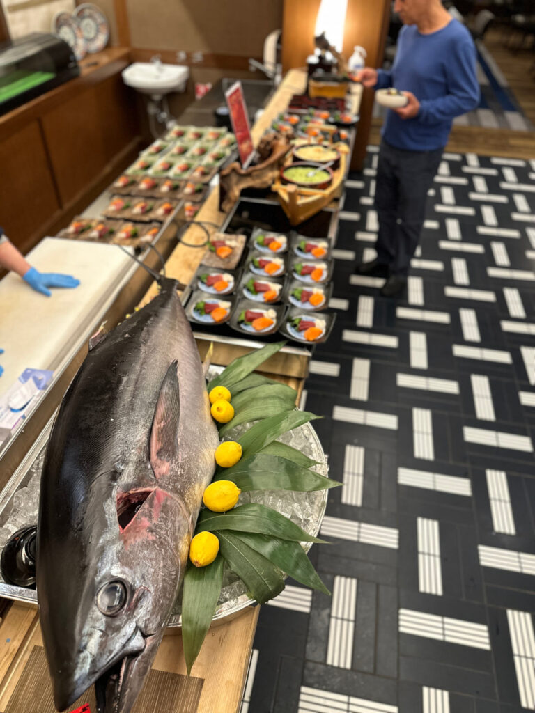 Selection of sushi