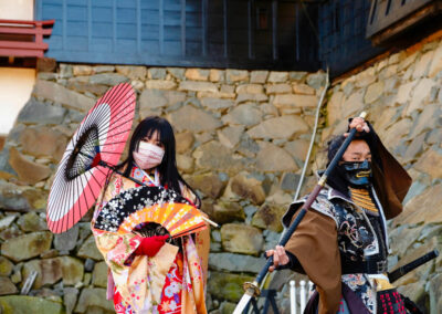 Samurai and Geisha in Tokyo