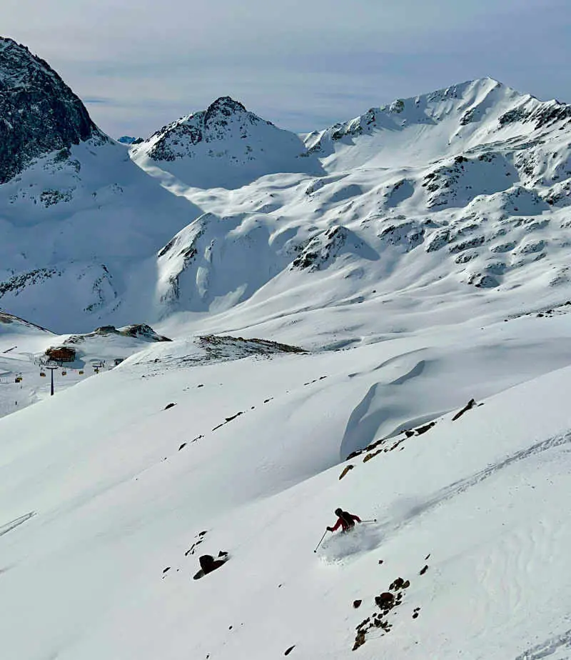 saint Moritz off piste