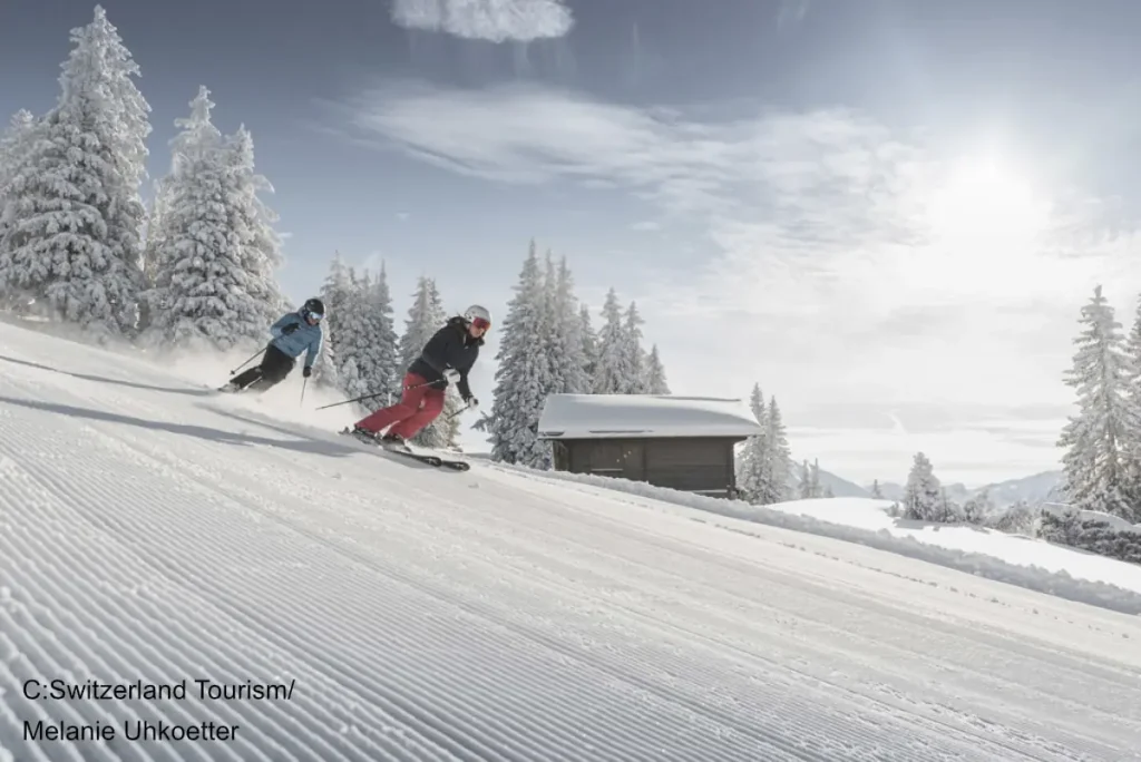 skiing gstaad