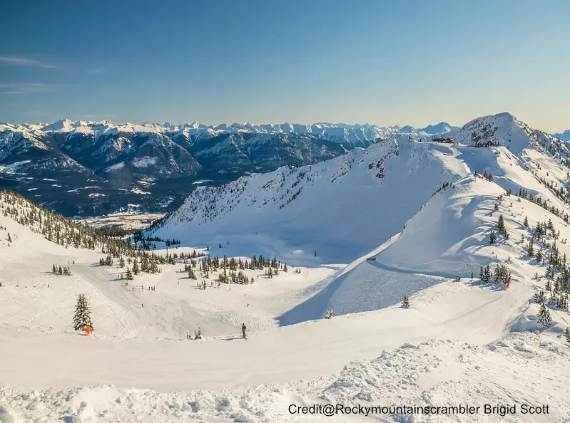 Kicking Horse Intro Heliski 1 view atop Kicking Horse ski area