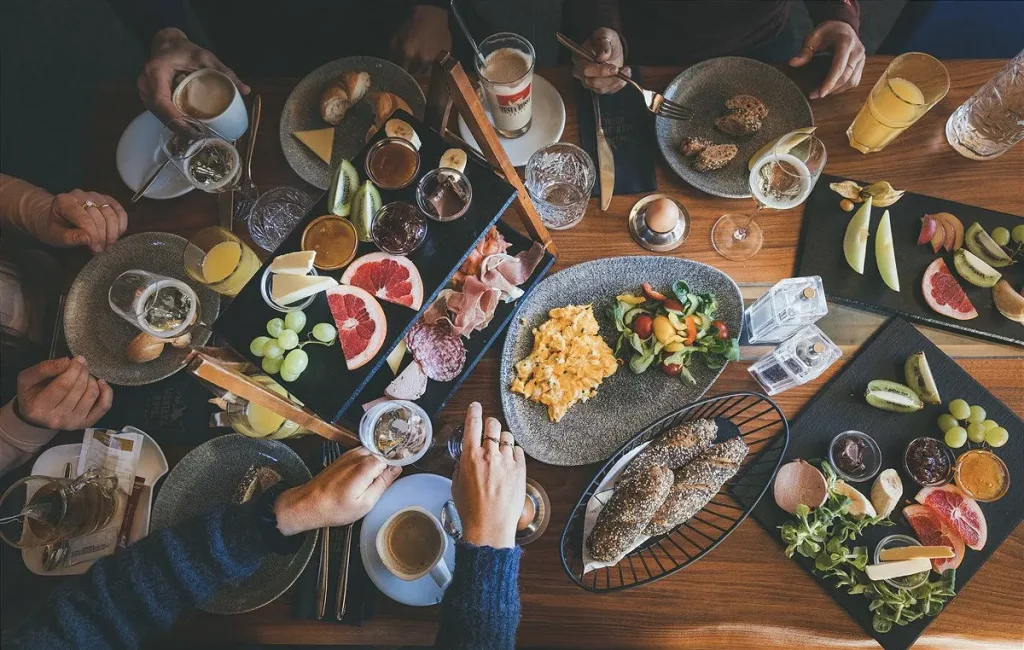 A feast in Saalbach, Austria