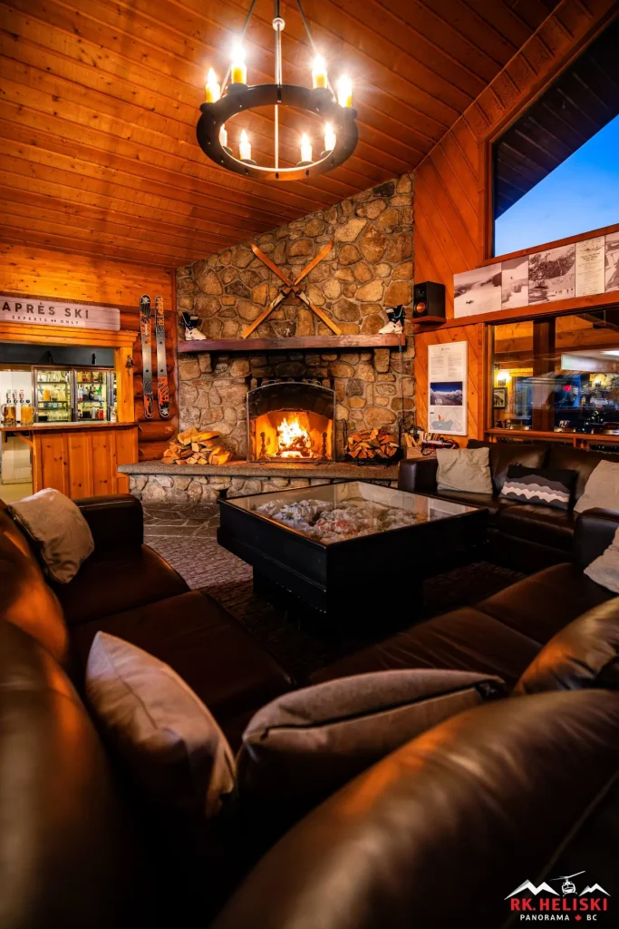 2025-03-22-RK-Mat-Loyola-57 cozy fireplace at RK Heli Ski lodge