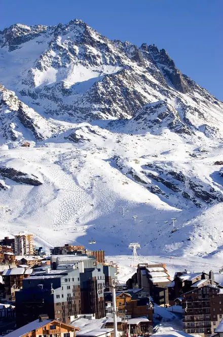 mountains val thorens