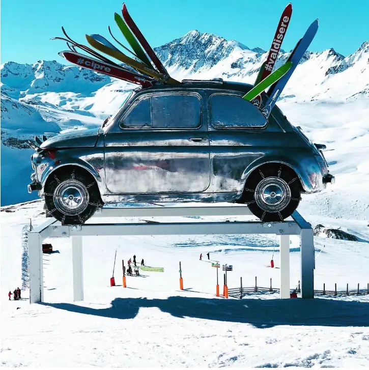 crazy car val d'Isère