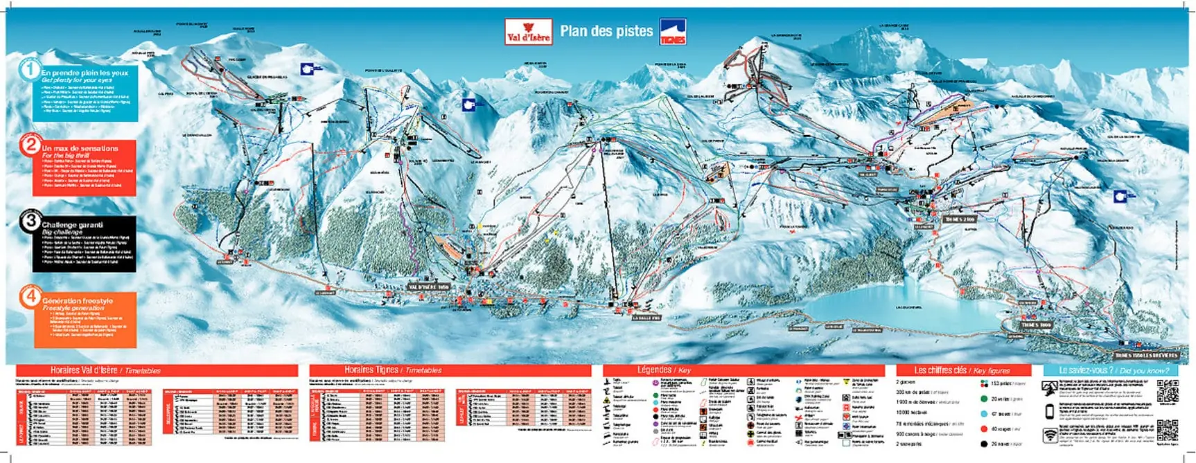 Map of Val Disere ski resort