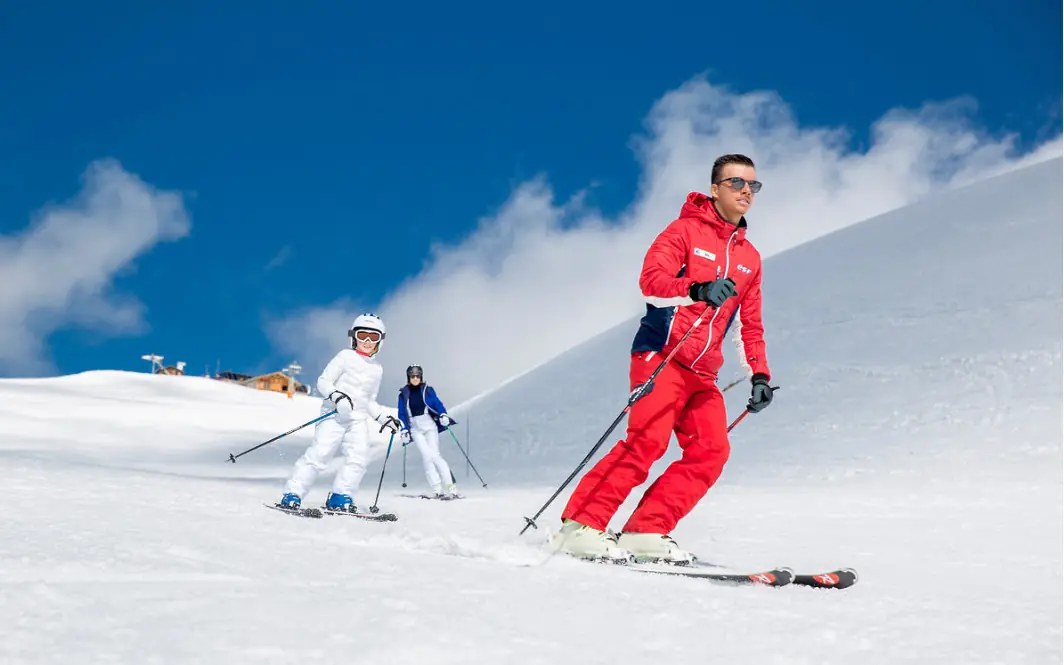 Family skiing at Grand Massif Samoens Morillon ski resort