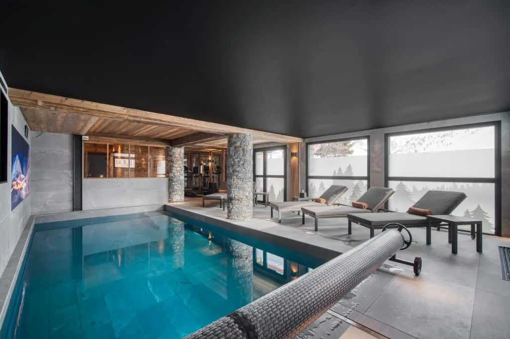 spa area in Courchevel resort